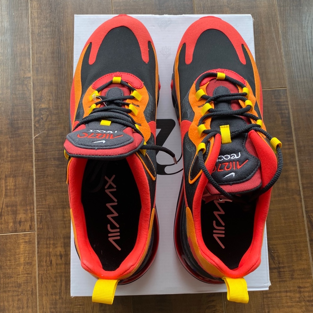 Nike Air Max 270 React Mens CZ9267-001 Black Chile - Picture 2 of 6